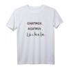 Einatmen. Ausatmen. Lächeln - Inspirierendes Spruch T-Shirt für mehr Positivität & gute Laune - Geschenkidee für Teenager & Erwachsene