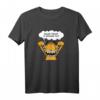 HapDeer T-Shirt mit Katze - Humorvolles 'Never Trust A Smiling Cat' Design, Officially Licensed Geschenk für Geburtstagskinder