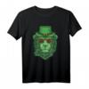 Kaninchen Saint Patrick Day Shirt mit Löwenmuster – Lustiges Happy St Patty's Day T-Shirt für Familie, Opa, Oma, Bruder, Schwester und Tierliebhaber