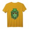 Kaninchen Saint Patrick Day Shirt mit Löwenmuster – Lustiges Happy St Patty's Day T-Shirt für Familie, Opa, Oma, Bruder, Schwester und Tierliebhaber
