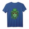 Kaninchen Saint Patrick Day Shirt mit Löwenmuster – Lustiges Happy St Patty's Day T-Shirt für Familie, Opa, Oma, Bruder, Schwester und Tierliebhaber