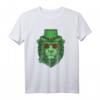 Kaninchen Saint Patrick Day Shirt mit Löwenmuster – Lustiges Happy St Patty's Day T-Shirt für Familie, Opa, Oma, Bruder, Schwester und Tierliebhaber