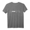 Boot Herzschlag Motorboot EKG Yacht Herz T-Shirt – Für Kapitäne, Skipper & Bootsfahrer, Perfekt für Bootsurlaub & Wassersport