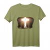 Jesus Christus Glaube Kreuz im Felsen T-Shirt – Spirituelles T-Shirt für Christen, Evangelisation & Glaubensgeschenke