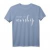 Worship Gott Jesus Lobpreis T-Shirt – Christliches Glaubensshirt für Gottesdienst, Jugendgruppe & besondere Anlässe