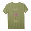 Jesus Christus Herz Team Gott Kirche Katholisch Religion T-Shirt – Religiöses Geschenk für Christen zu Ostern, Weihnachten & besonderen Anlässen