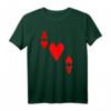Karte Herz As T-Shirt - Perfektes Geschenk für Poker, Skat & Kartenspiel-Fans zu Fasching, Karneval, Valentinstag & Geburtstag