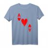 Karte Herz As T-Shirt - Perfektes Geschenk für Poker, Skat & Kartenspiel-Fans zu Fasching, Karneval, Valentinstag & Geburtstag