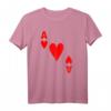 Karte Herz As T-Shirt - Perfektes Geschenk für Poker, Skat & Kartenspiel-Fans zu Fasching, Karneval, Valentinstag & Geburtstag