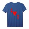 Karte Herz As T-Shirt - Perfektes Geschenk für Poker, Skat & Kartenspiel-Fans zu Fasching, Karneval, Valentinstag & Geburtstag