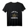 Live is a Karneval Fasching Narrenkappe T-Shirt mit V-Ausschnitt – Lustiges Konfetti Kostüm für Karneval, Fasching, Rosenmontag & Mottopartys