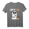 Geist Gespenst Karneval Kostüm Fasching Halloween T-Shirt – Lustiges & Cooles Outfit für Halloween, Motto-Partys & 80er/90er-Feiern