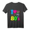 80er Jahre Vintage Retro Tank Top mit I Love the 80s - Leichtes, Klassisch Geschnittenes Tank Top mit Doppelt Genähten Ärmeln