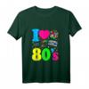 80er Jahre Vintage Retro Tank Top mit I Love the 80s - Leichtes, Klassisch Geschnittenes Tank Top mit Doppelt Genähten Ärmeln