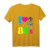 80er Jahre Vintage Retro Tank Top mit I Love the 80s - Leichtes, Klassisch Geschnittenes Tank Top mit Doppelt Genähten Ärmeln