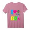 80er Jahre Vintage Retro Tank Top mit I Love the 80s - Leichtes, Klassisch Geschnittenes Tank Top mit Doppelt Genähten Ärmeln