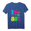 80er Jahre Vintage Retro Tank Top mit I Love the 80s - Leichtes, Klassisch Geschnittenes Tank Top mit Doppelt Genähten Ärmeln