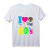 80er Jahre Vintage Retro Tank Top mit I Love the 80s - Leichtes, Klassisch Geschnittenes Tank Top mit Doppelt Genähten Ärmeln