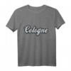 Cologne Schriftzug Retro Vintage T-Shirt - Liebe Köln, Jecke Karnevals- und Stadtliebe Geschenk für Kölner und Köln-Fans