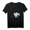 Damen Fasching & Karneval Zahnfee - V-Ausschnitt Shirt als Kostümidee für Karneval, Fasching, Altweiber, JGA & als Geschenk