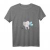 Damen Fasching & Karneval Zahnfee - V-Ausschnitt Shirt als Kostümidee für Karneval, Fasching, Altweiber, JGA & als Geschenk