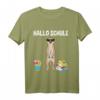 Kinder Hallo Schule Schulkind Erdmännchen T-Shirt – Lustiges Schulanfang Outfit für Jungen und Mädchen zum Schulbeginn