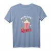 Damen Popcorn Kostüm - Popcorn Queen Kino T-Shirt für Karneval, Fasching, Filmabende & als Geschenkidee für Kinofans