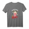 Damen Popcorn Kostüm - Popcorn Queen Kino T-Shirt für Karneval, Fasching, Filmabende & als Geschenkidee für Kinofans
