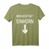 Einhorn Kostüm Fasching & Karneval - Lustiges Verkleidungs-T-Shirt mit Zweideutigem Aufdruck für Motto-Partys, Rosenmontag & Maskenball