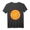 Orange Kostüm T-Shirt - Lustiges Frucht Kostüm für Fasching, Karneval, Halloween & Last Minute DIY Gruppenkostüm