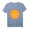 Orange Kostüm T-Shirt - Lustiges Frucht Kostüm für Fasching, Karneval, Halloween & Last Minute DIY Gruppenkostüm