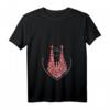 Damen Kölner Dom T-Shirt in Rot Weiss mit Herz - Fasching, Karneval & Fastelovend Kostümersatz, Perfektes Geschenk für Kölnerinnen und Kölner