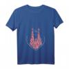 Damen Kölner Dom T-Shirt in Rot Weiss mit Herz - Fasching, Karneval & Fastelovend Kostümersatz, Perfektes Geschenk für Kölnerinnen und Kölner