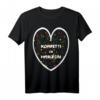 Konfetti im Herzen Karneval Fasching Fastnacht Kostüm T-Shirt – Lustiges Jecken-Shirt für Umzug, Motto-Party & Weiberfastnacht