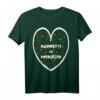 Konfetti im Herzen Karneval Fasching Fastnacht Kostüm T-Shirt – Lustiges Jecken-Shirt für Umzug, Motto-Party & Weiberfastnacht