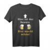 Bier macht schön Karneval Bier Witz Geschenk Party Spaß T-Shirt - Lustiges Fasching Outfit für Freunde und Familie