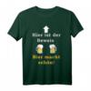 Bier macht schön Karneval Bier Witz Geschenk Party Spaß T-Shirt - Lustiges Fasching Outfit für Freunde und Familie
