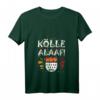 Damen Kölle Alaaf! Karnevalsumzug Köln Rut Wiess T-Shirt mit Wappen & V-Ausschnitt – Perfekt für Karneval, Fastnacht & JGA