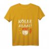 Damen Kölle Alaaf! Karnevalsumzug Köln Rut Wiess T-Shirt mit Wappen & V-Ausschnitt – Perfekt für Karneval, Fastnacht & JGA