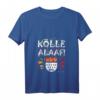 Damen Kölle Alaaf! Karnevalsumzug Köln Rut Wiess T-Shirt mit Wappen & V-Ausschnitt – Perfekt für Karneval, Fastnacht & JGA