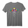 Totenkopf Clown Harlekin Kostüm Fasching & Karneval Skull T-Shirt – Witziges Gruppenkostüm für Männer, Frauen & Kinder