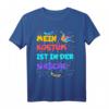 Mein Kostüm ist in der Wäsche - Lustiges Fasching T-Shirt für Kinder und Erwachsene, Karnevalskostüm mit Konfetti-Design