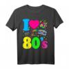 80er Jahre Vintage Retro T-Shirt | I Love the 80s - Klassisch geschnitten, doppelt genähter Saum
