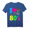 80er Jahre Vintage Retro T-Shirt | I Love the 80s - Klassisch geschnitten, doppelt genähter Saum