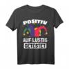 Lustiges Fasching Kostüm mit Spruch 'POSITIV AUF LUSTIG GETESTET' – Last-Minute Karneval T-Shirt für Damen und Herren