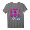 I Love the 80s Retro Vintage T-Shirt - Leuchtendes Design für 80er Jahre Partys, Karneval & Nostalgie-Geschenke