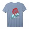 Lustiges Indianer Häuptling Seekuh T-Shirt – Perfektes Karneval- und Faschingskostüm für Indianer und Western Festivals