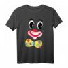 Clown Gesicht Karneval Kostüm Fasching T-Shirt - Buntes Party-Outfit für Männer, Frauen und Kinder für Karneval, Fasching und Weiberfastnacht