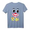 Clown Gesicht Karneval Kostüm Fasching T-Shirt - Buntes Party-Outfit für Männer, Frauen und Kinder für Karneval, Fasching und Weiberfastnacht