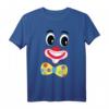 Clown Gesicht Karneval Kostüm Fasching T-Shirt - Buntes Party-Outfit für Männer, Frauen und Kinder für Karneval, Fasching und Weiberfastnacht